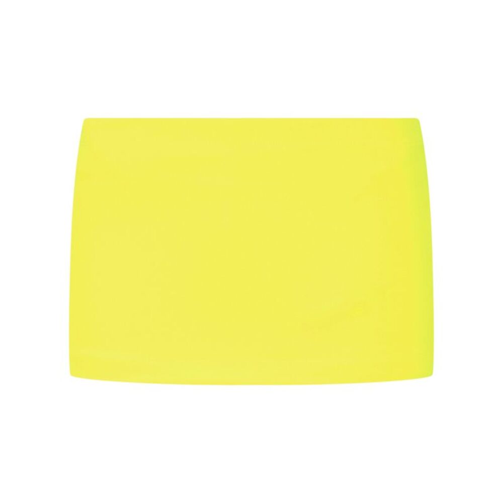 Balenciaga Mini Cycling Skirt Yellow Womens